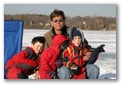 Spring Ice Fishing on Lake Independence